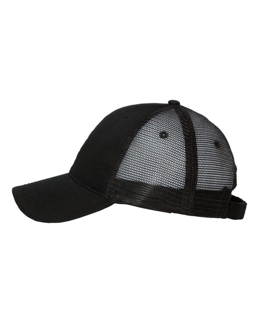 Sandwich Trucker Cap - Black / Black