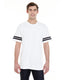 LAT 6937 - Men's Football T-Shirt - White / Black