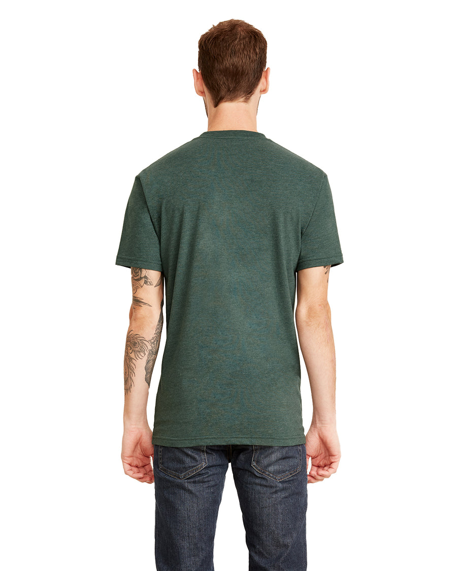 Men's Sueded Crew - Heather Forest Green