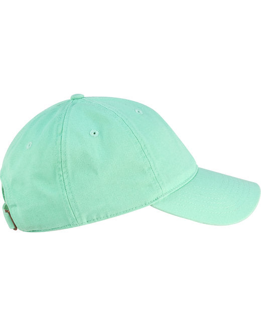Organic Cotton Twill Unstructured Baseball Hat - Mint