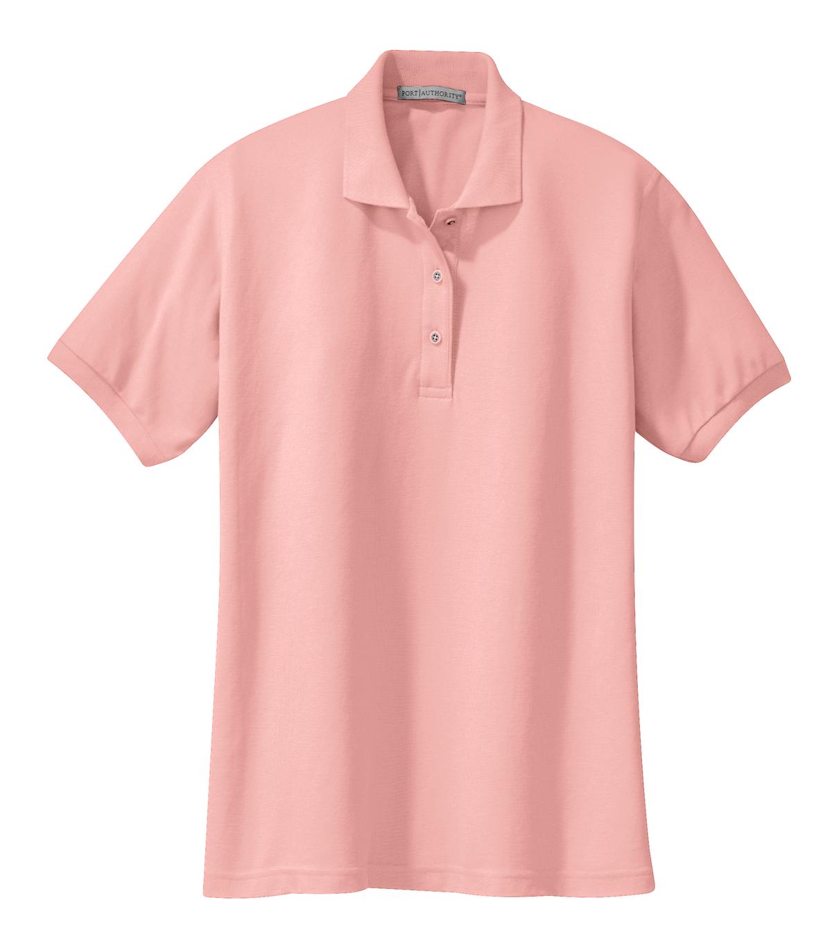 Women's Silk Touch Polo - Light Pink