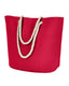 BAGedge BE256 - Polyester Canvas Rope Tote - Red