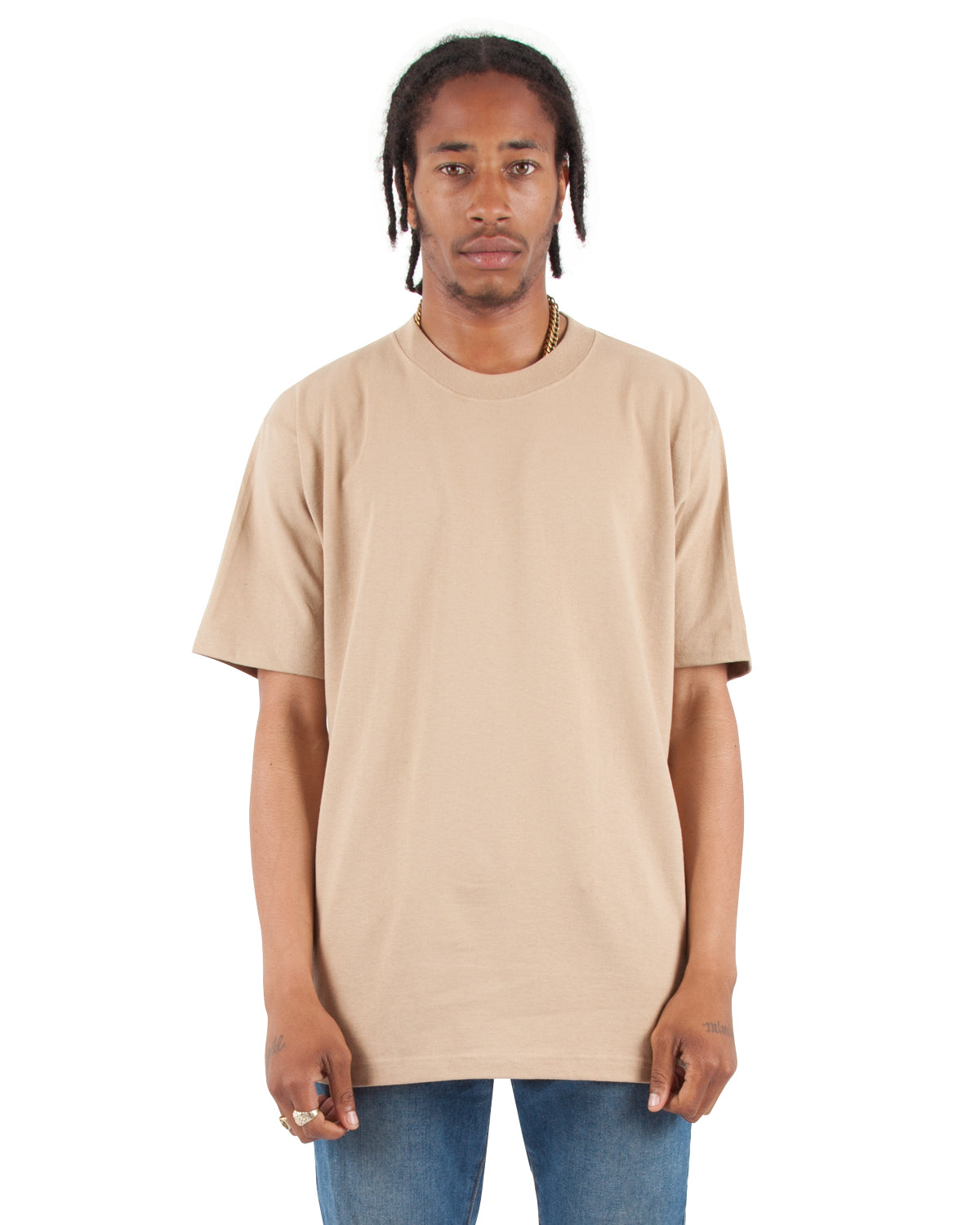 Unisex Max Heavyweight T-Shirt - Khaki