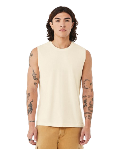 Unisex Jersey Muscle Tank - Natural
