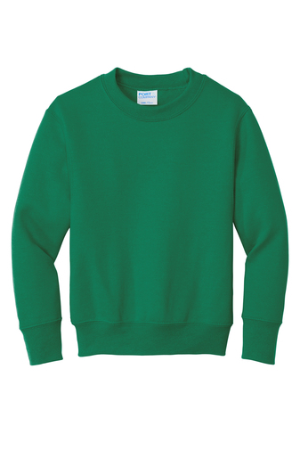 Youth Core Fleece Crewneck Sweatshirt - Kelly