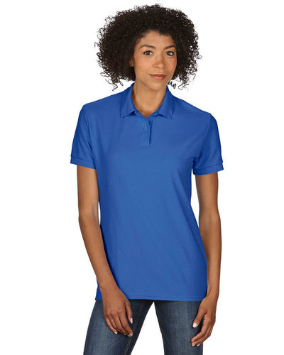 Women's Double Piqué Polo - Royal
