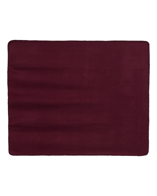 Value Fleece Blanket - Burgundy