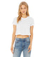 Bella + Canvas B8882 - Women's Flowy Cropped T-Shirt - White
