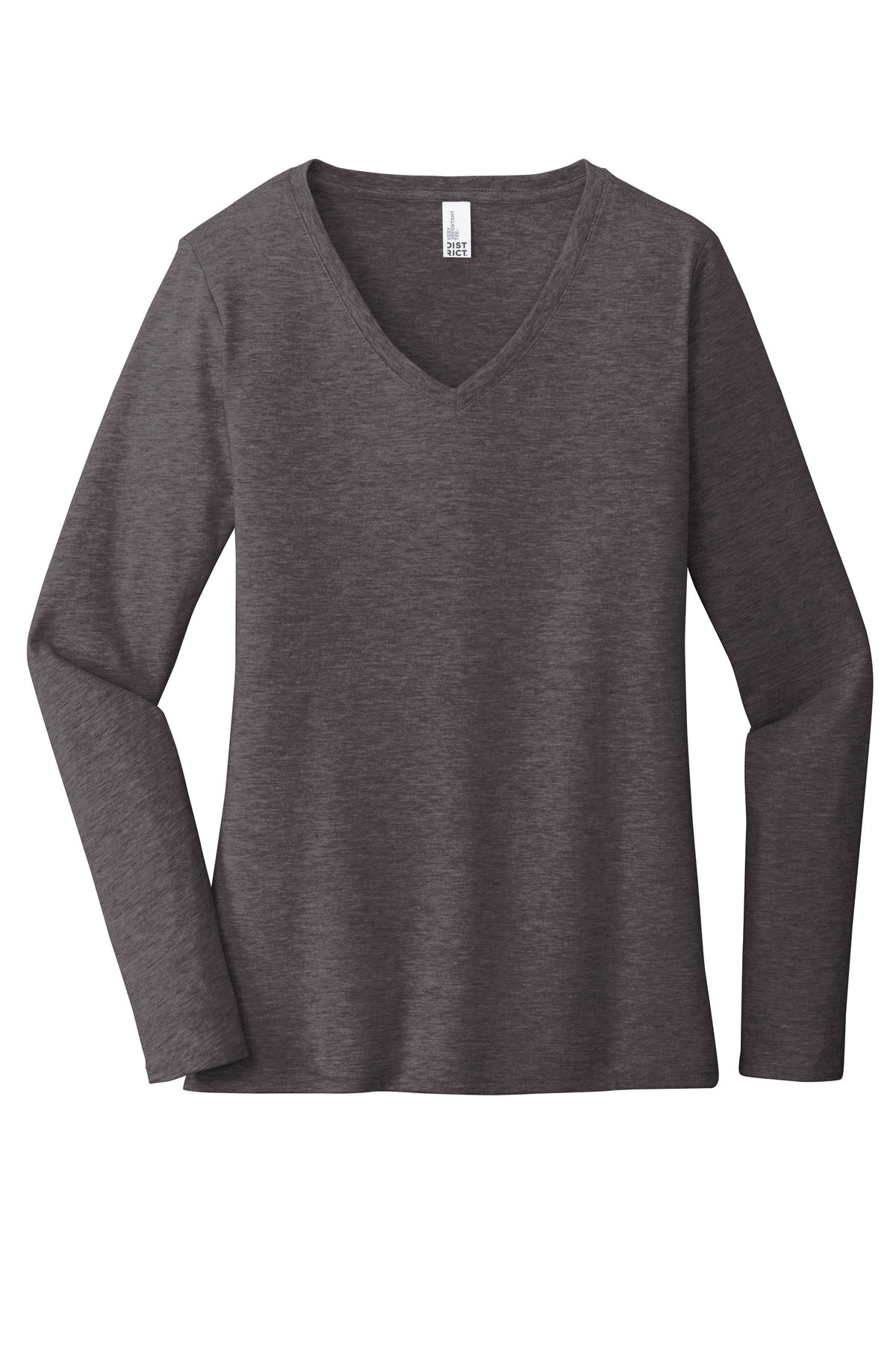 Women's Very Important Tee Long Sleeve V-Neck - Heather Charcoal