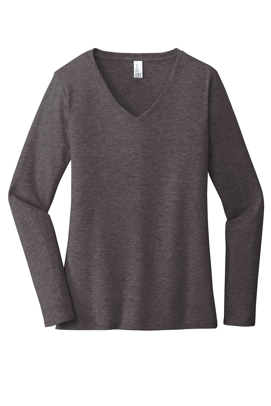 Women's Very Important Tee Long Sleeve V-Neck - Heather Charcoal