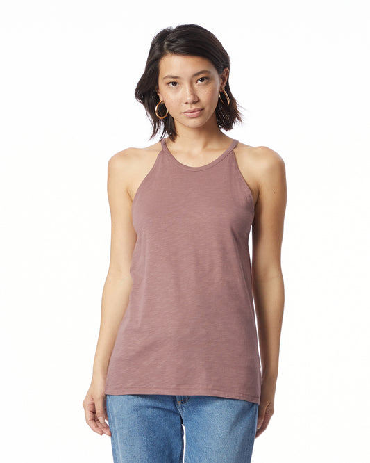 Women's Slub Sporty Tank - Vintage Rose
