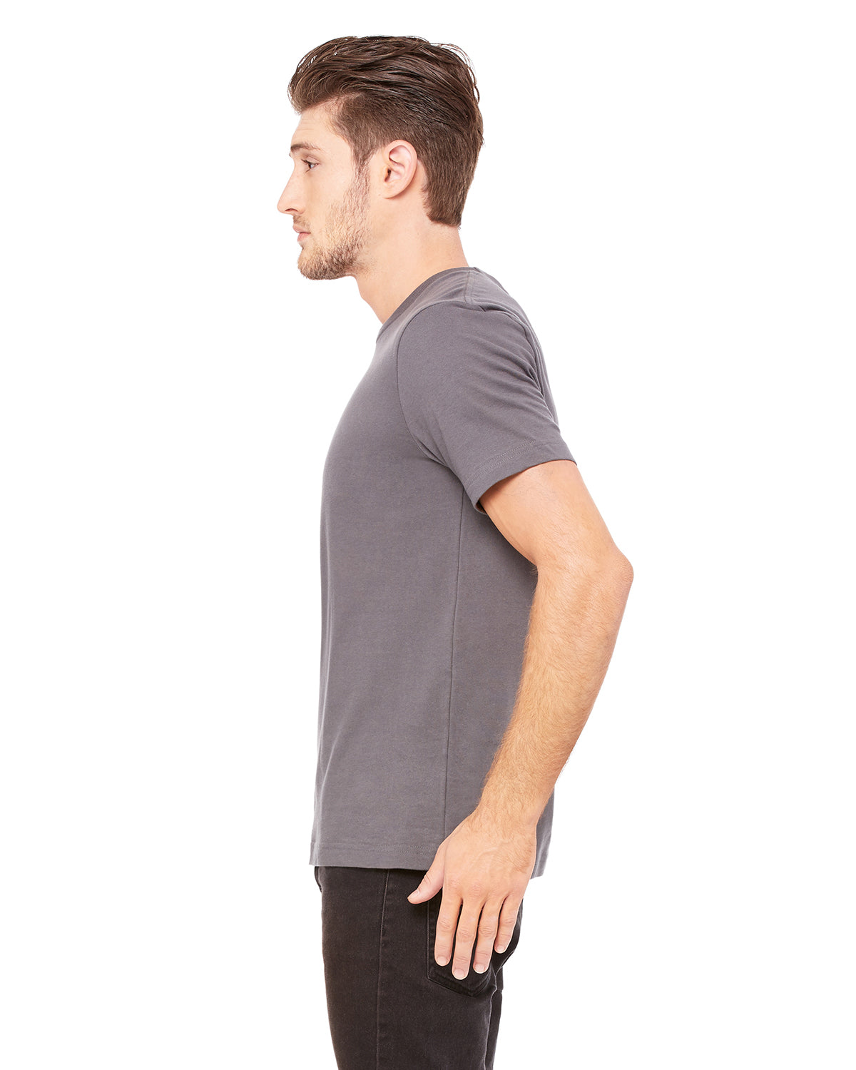 Unisex Heavyweight Crew T-Shirt - Asphalt