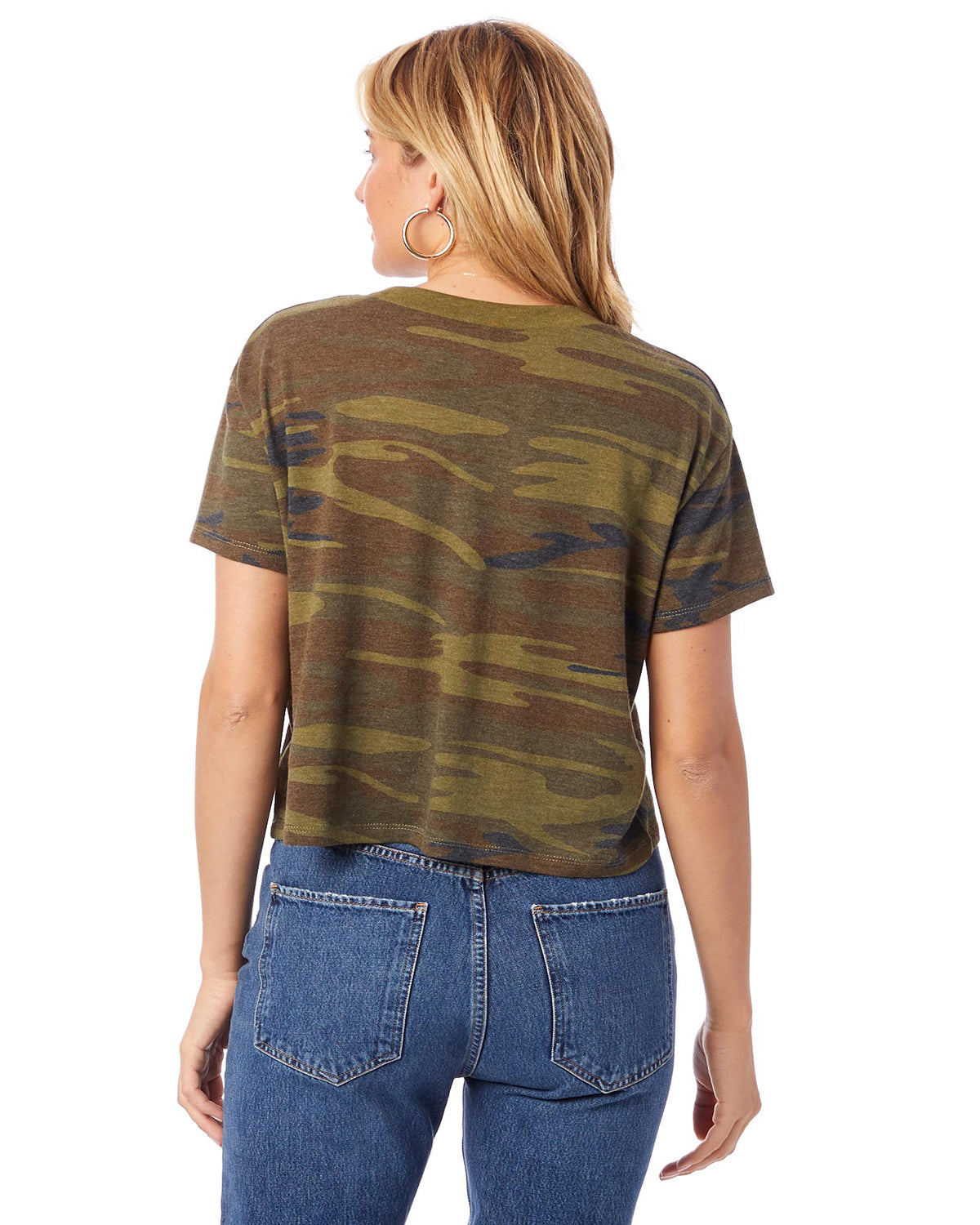 Women's Headliner Cropped T-Shirt - Camo
