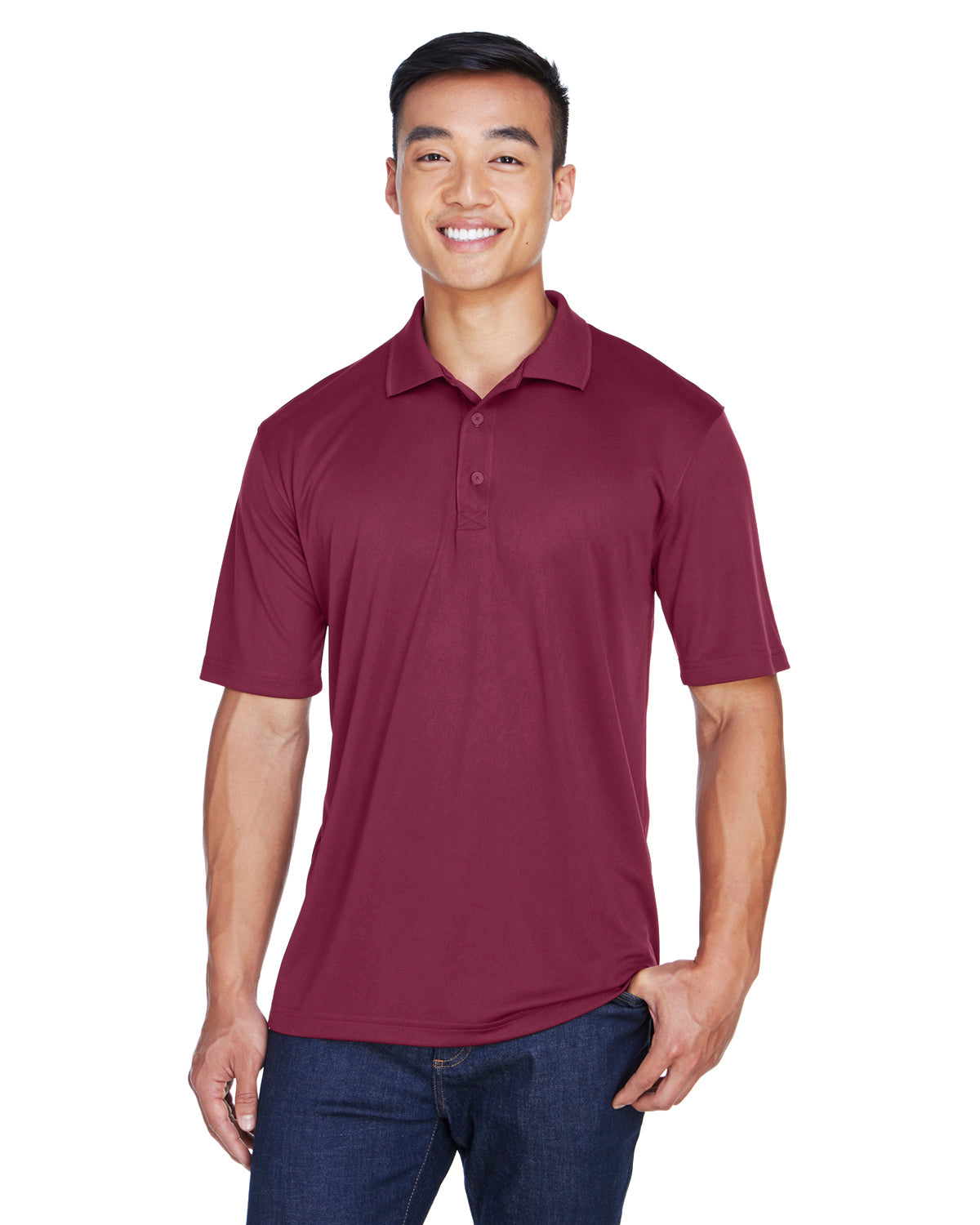 Men's Cool & Dry Sport Polo - Maroon