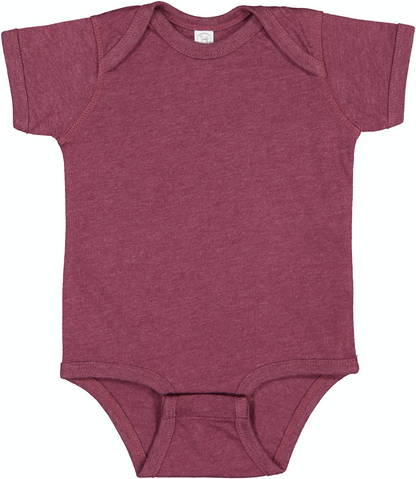 Infant Fine Jersey Bodysuit - Vintage Burgundy