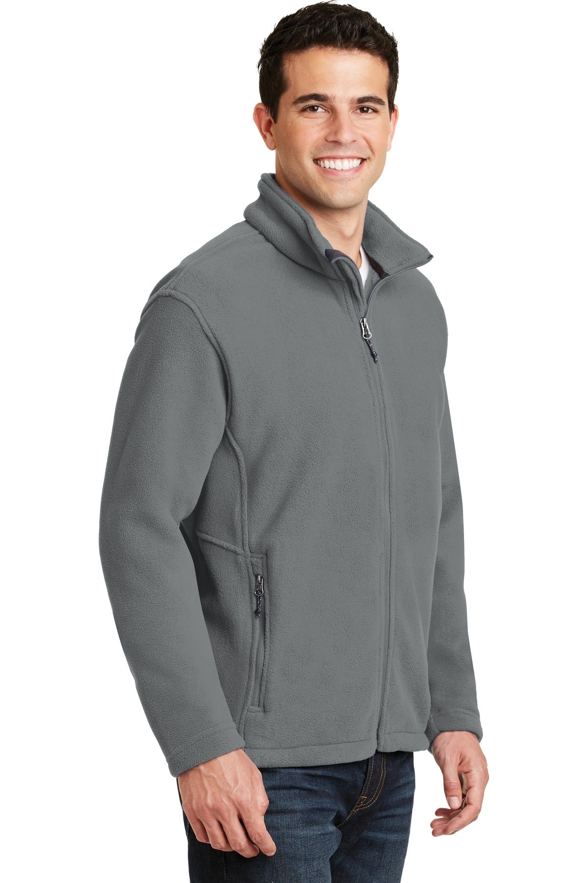 Unisex Value Fleece Jacket - Deep Smoke