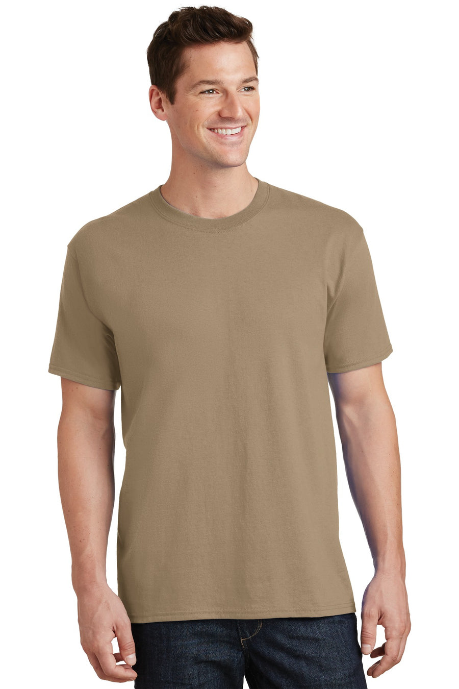 Unisex Core Cotton Tee - Sand