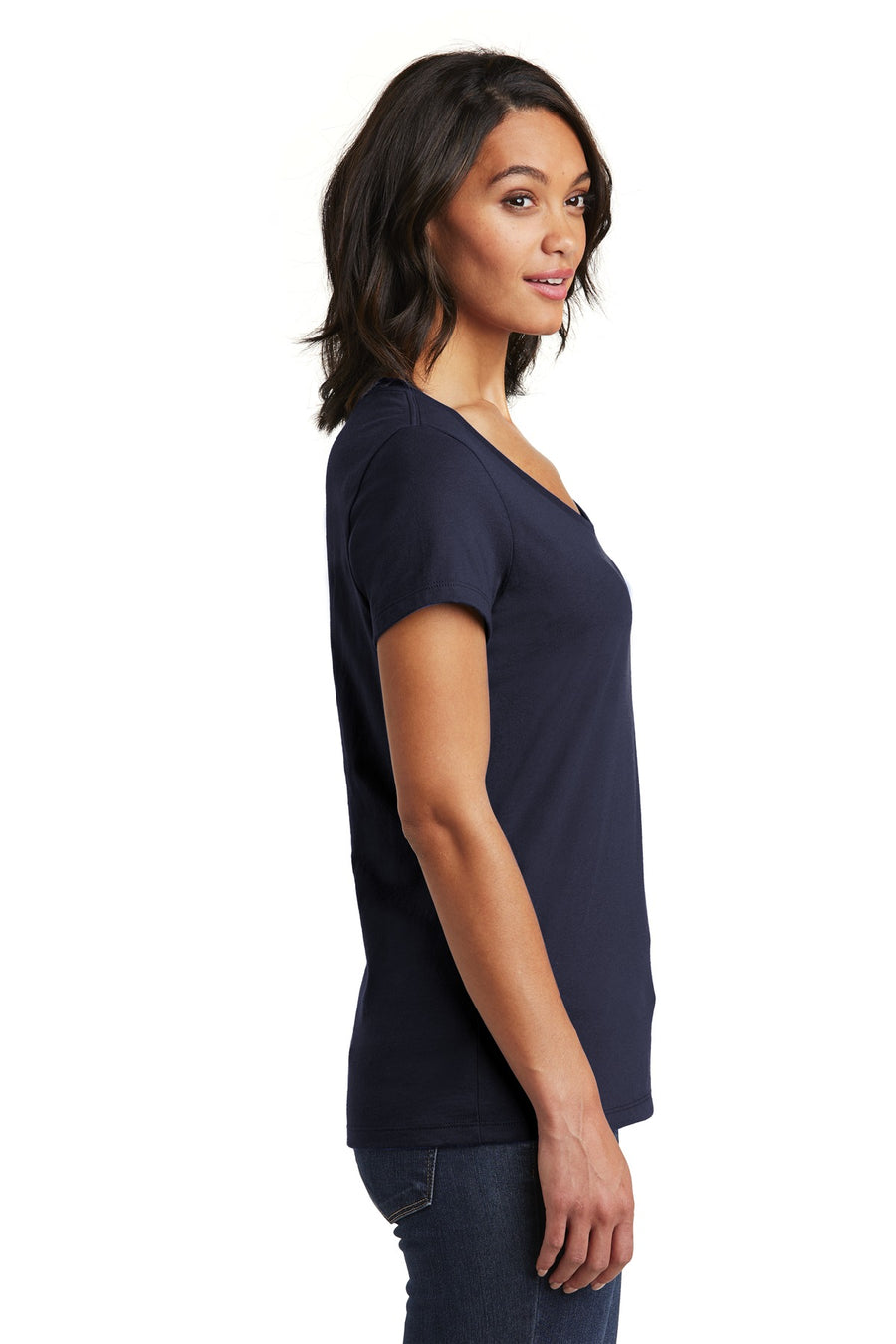 Women's Very Important Tee V-Neck - New Navy