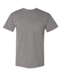 Unisex Inspired Dye Crew with Pocket - Lead