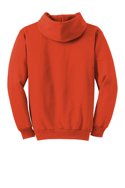 Unisex Essential Fleece Pullover Hoodie - Orange
