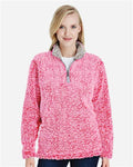 J. America 8451 Fire Coral Heather — on model front