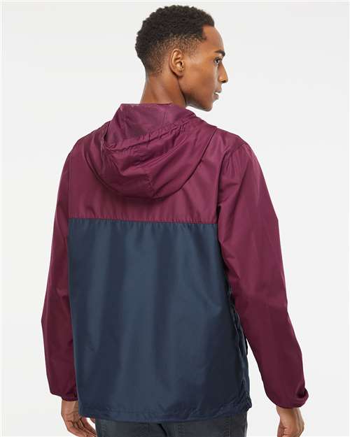 Independent Trading Co. EXP54LWZ Maroon/ Classic Navy — on model back
