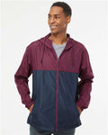 Independent Trading Co. EXP54LWZ Maroon/ Classic Navy — on model front