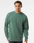 Independent Trading Co. PRM3500 Pigment Alpine Green — on model front
