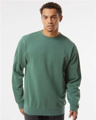 Independent Trading Co. PRM3500 Pigment Alpine Green — on model front