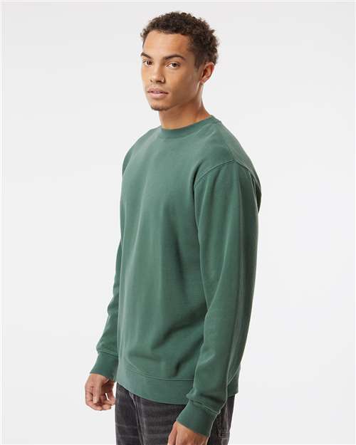 Independent Trading Co. PRM3500 Pigment Alpine Green — on model side