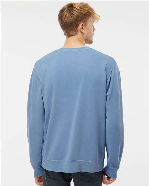 Independent Trading Co. PRM3500 Pigment Light Blue — on model back