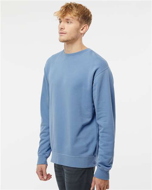 Independent Trading Co. PRM3500 Pigment Light Blue — on model side