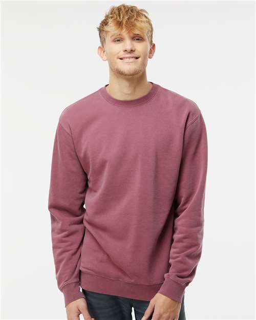 Independent Trading Co. PRM3500 Pigment Maroon — on model front