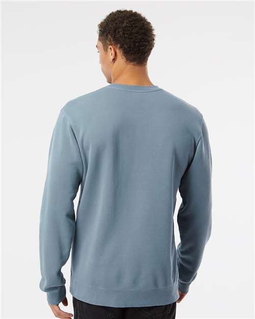 Independent Trading Co. PRM3500 Pigment Slate Blue — on model back