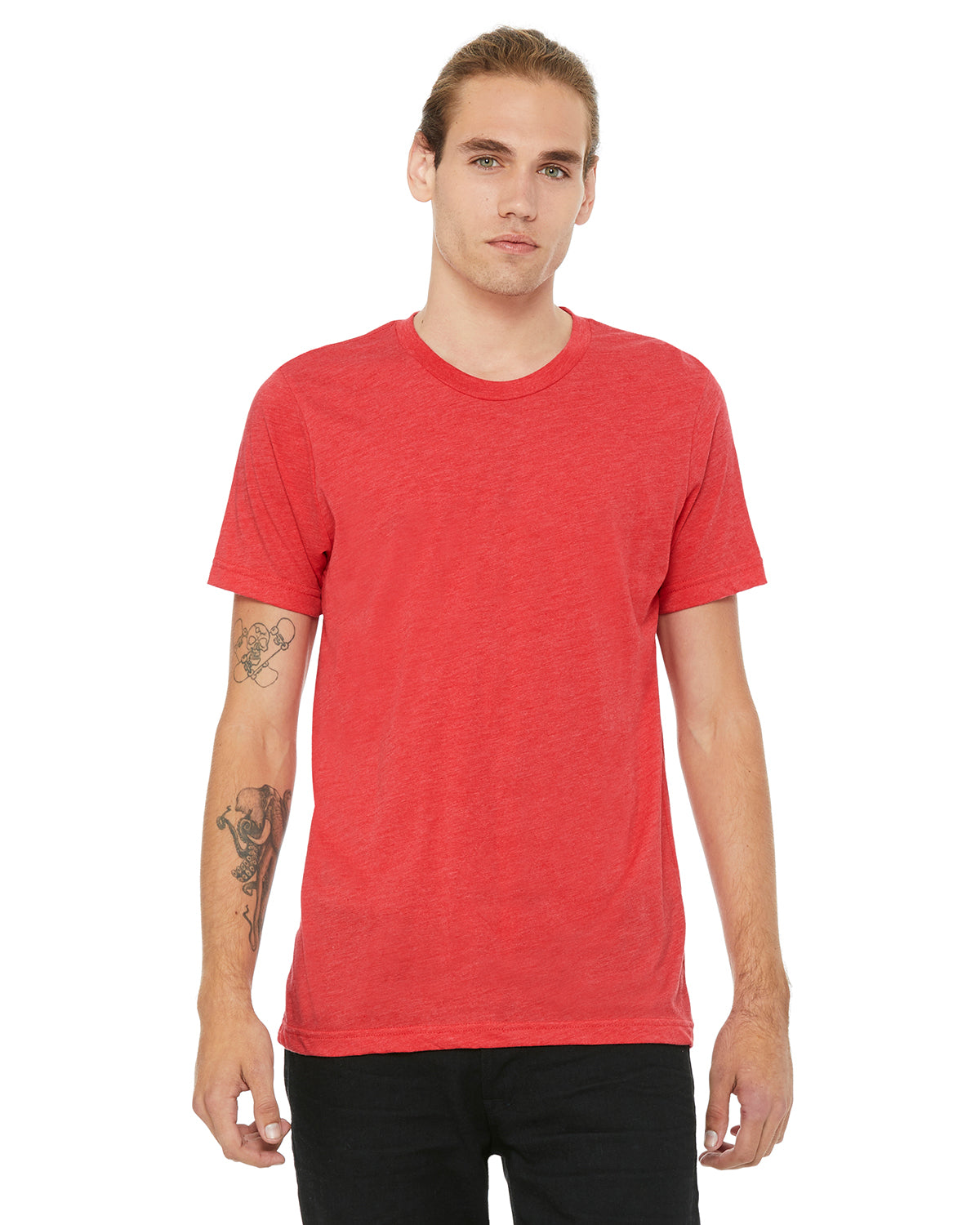 Unisex Triblend T-Shirt - Light Red Triblend