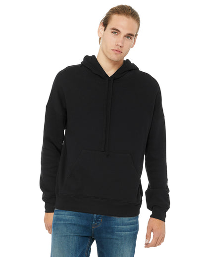Unisex Sponge Fleece Pullover DTM Hoodie - Black