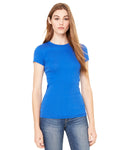Women's Sheer Mini Rib Short-Sleeve T-Shirt - True Royal