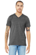 Bella + Canvas 3655C - Unisex Jersey Short-Sleeve V-Neck T-Shirt - Asphalt Slub