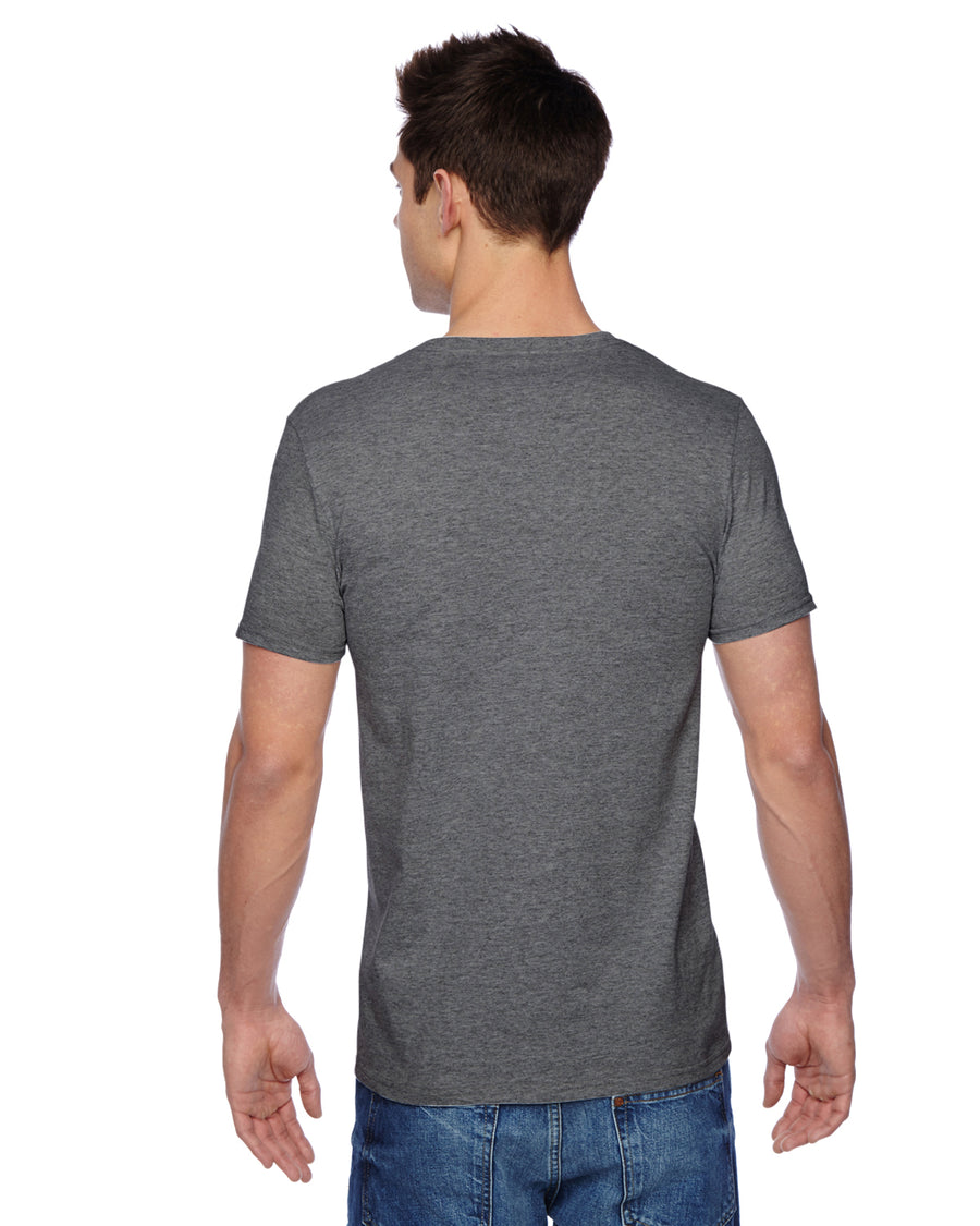 Unisex Sofspun�� Jersey V-Neck T-Shirt - Charcoal Gray