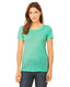 Bella + Canvas B8413 - Women's Triblend Short-Sleeve T-Shirt - Mint Triblend