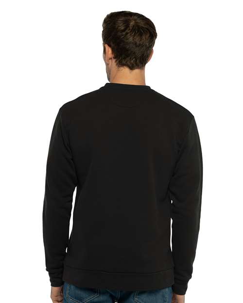 Next Level 9001 Black — on model back