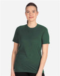 Next Level 6410 Heather Forest Green — on model front