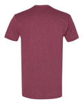 Next Level 6410 Heather Maroon — back