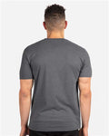 Next Level 6410 Heather Metal — on model back