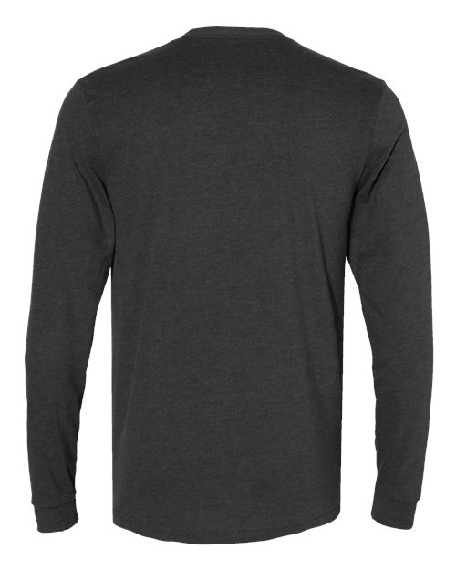 Next Level 6411 Heather Charcoal — back