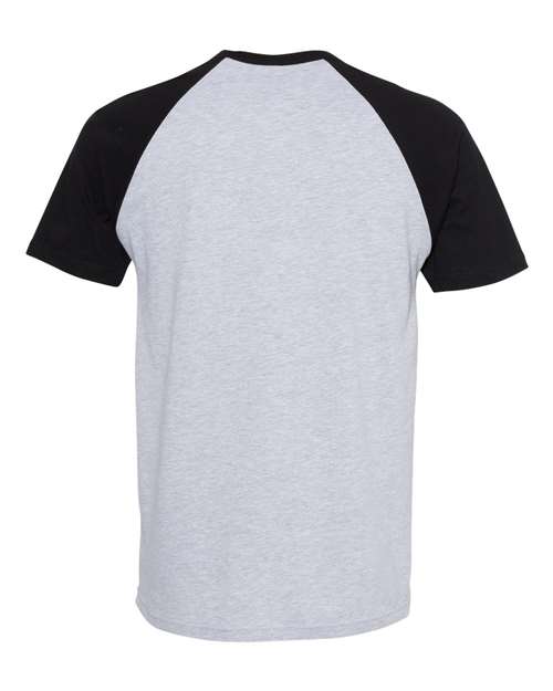 Next Level 3650 Black/ Heather Grey — back