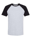 Next Level 3650 Black/ Heather Grey — front