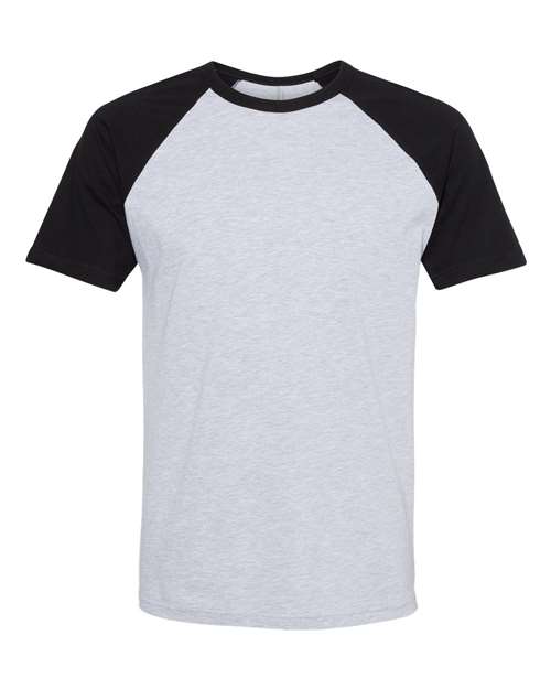 Next Level 3650 Black/ Heather Grey — front