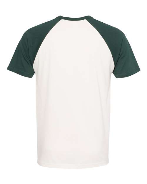 Next Level 3650 Forest Green/ Natural — back