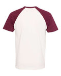 Next Level 3650 Maroon/ Natural — back